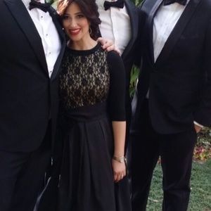 Black/ gold long gown